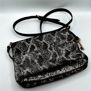 Fossil Snakeskin Look Crossbody Purse